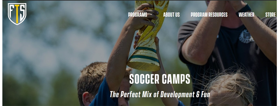 First Touch Soccer Camp June 24-28 at Lopez Ridge Park, click the banner